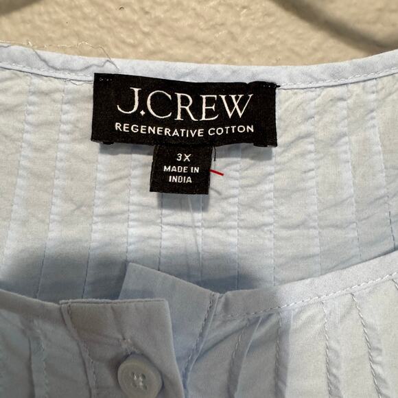 J.Crew Jolie Eyelet Cotton Poplin Top Size 3X NWT Style CA974 - Picture 3 of 9